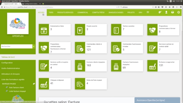 Configuration du module station essence accueil openflex