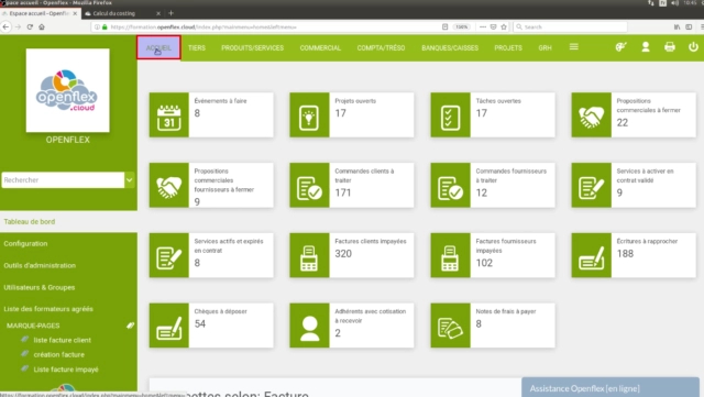 configuration du module Costing-accueil