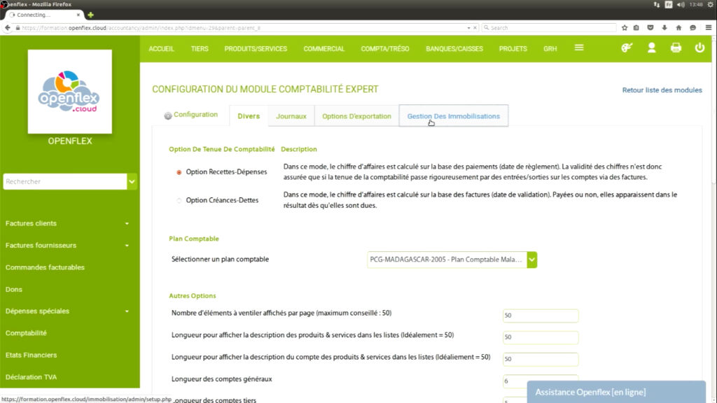 Gestion des immobilisations gestion immobilisation openflex